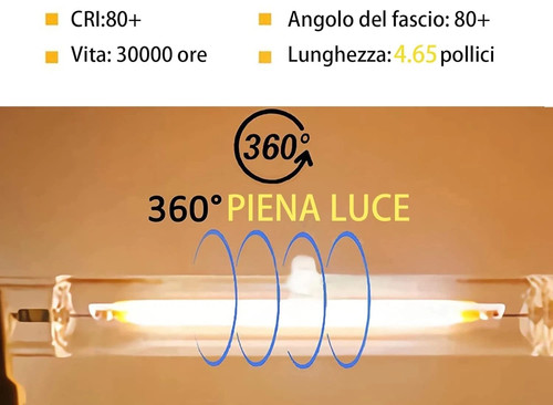 Lampada r7s led dimmerabile - led,
