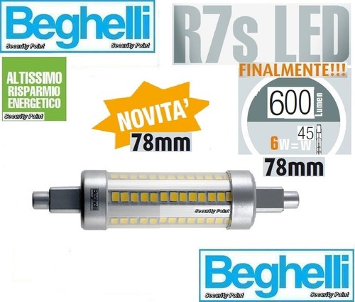 Beghelli led lampadina r7s - led,