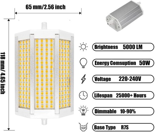 Lampadina led r7s - lampadina, mm