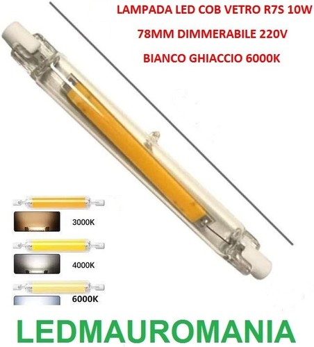 Lampada r7s led - r7s, 78mm
