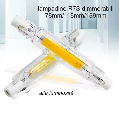 Lampadina led faro r7s cob - a,