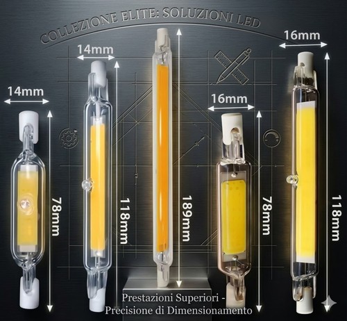 Lampadina led tubo - led, r7s