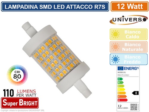 Universo lampadina led r7s - lampadina,